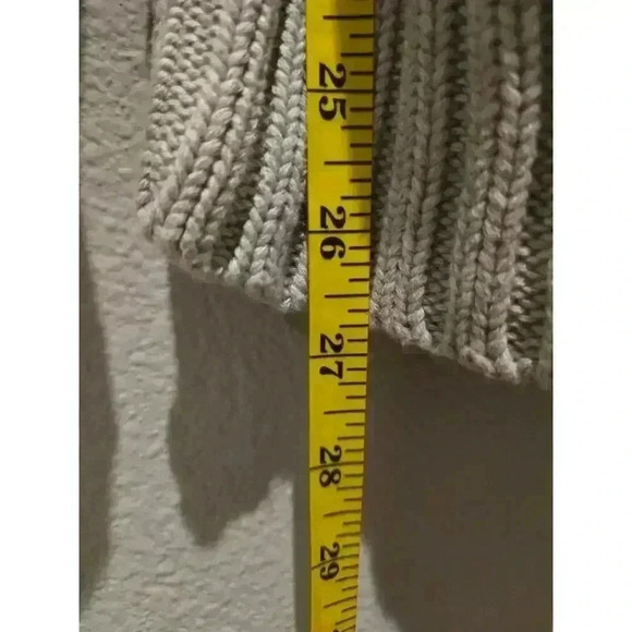 J. Crew Women's Gray Striped Pullover Sweater Size L Boat Neck - Picture 8 of 10